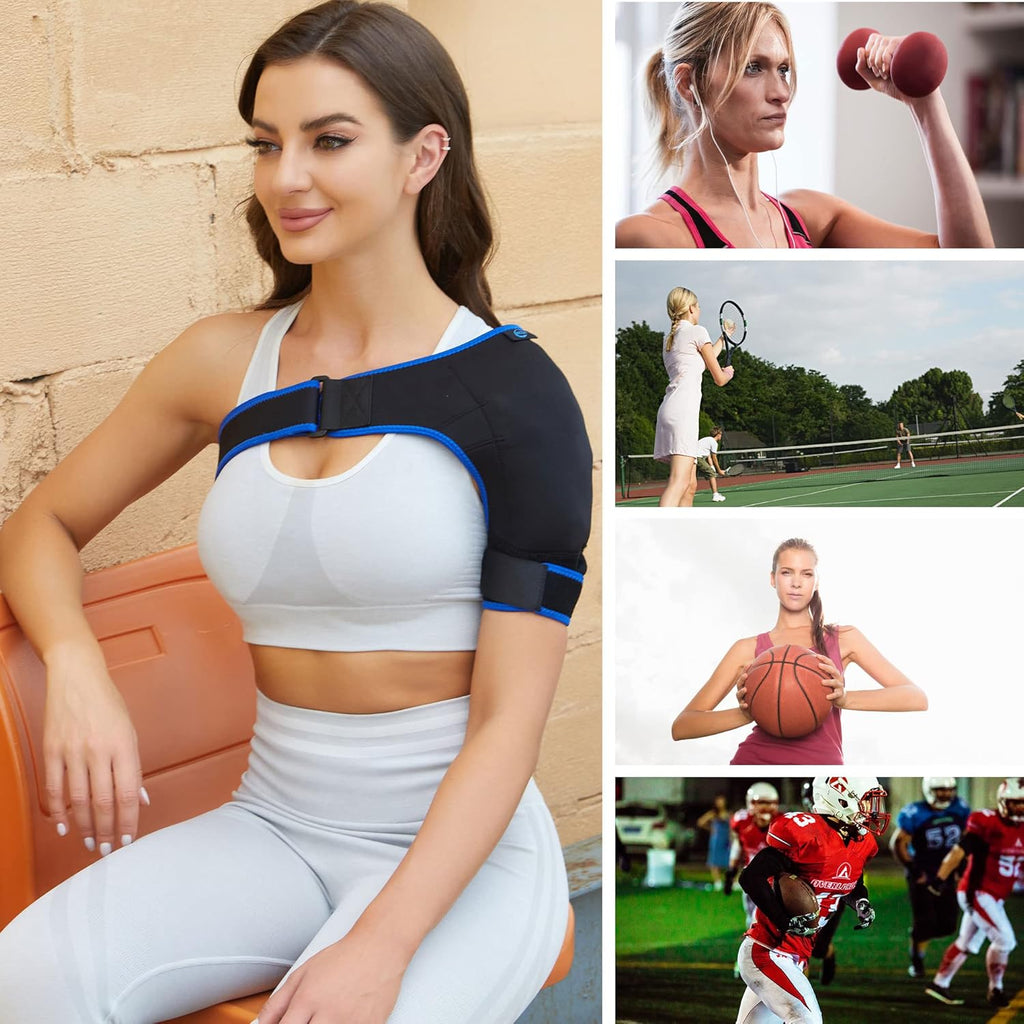 Arm Sling Shoulder Immobilizer with Adjustable Padded Shoulder Brace R61367