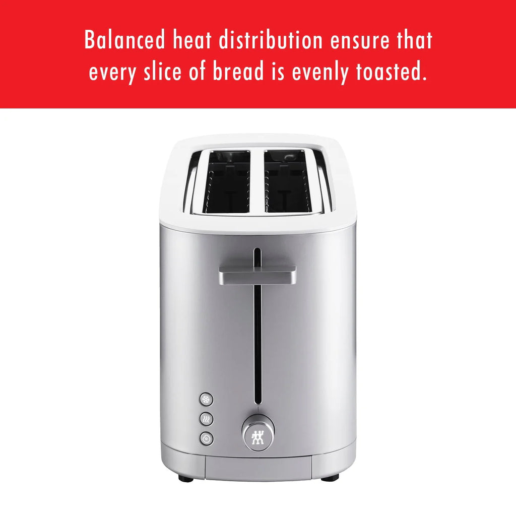 Silver 4-Slice Long Slot Toaster P165474