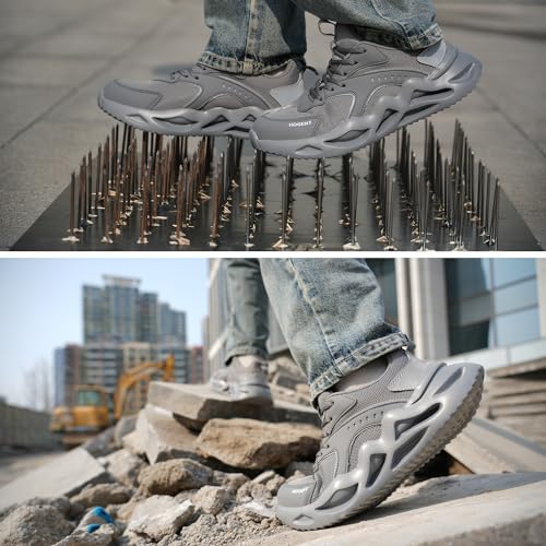 Steel Toe Work Safety Shoes Lightweight Breathable Sneakers S129