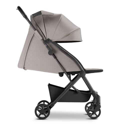 Lightweight Stroller with Snack Tray, Ultra-Compact Fold, Near Flat Recline Seat, Cup Holder, Raincover & Travelbag X391858