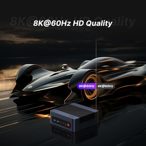 Mini PC, Ryzen 7 5825U, 32GB RAM 1TB SSD, Triple 4K Displays Desktop Computer H979402