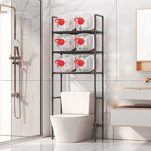 Stainless Steel 3-Layer Bathroom Shelves O60910