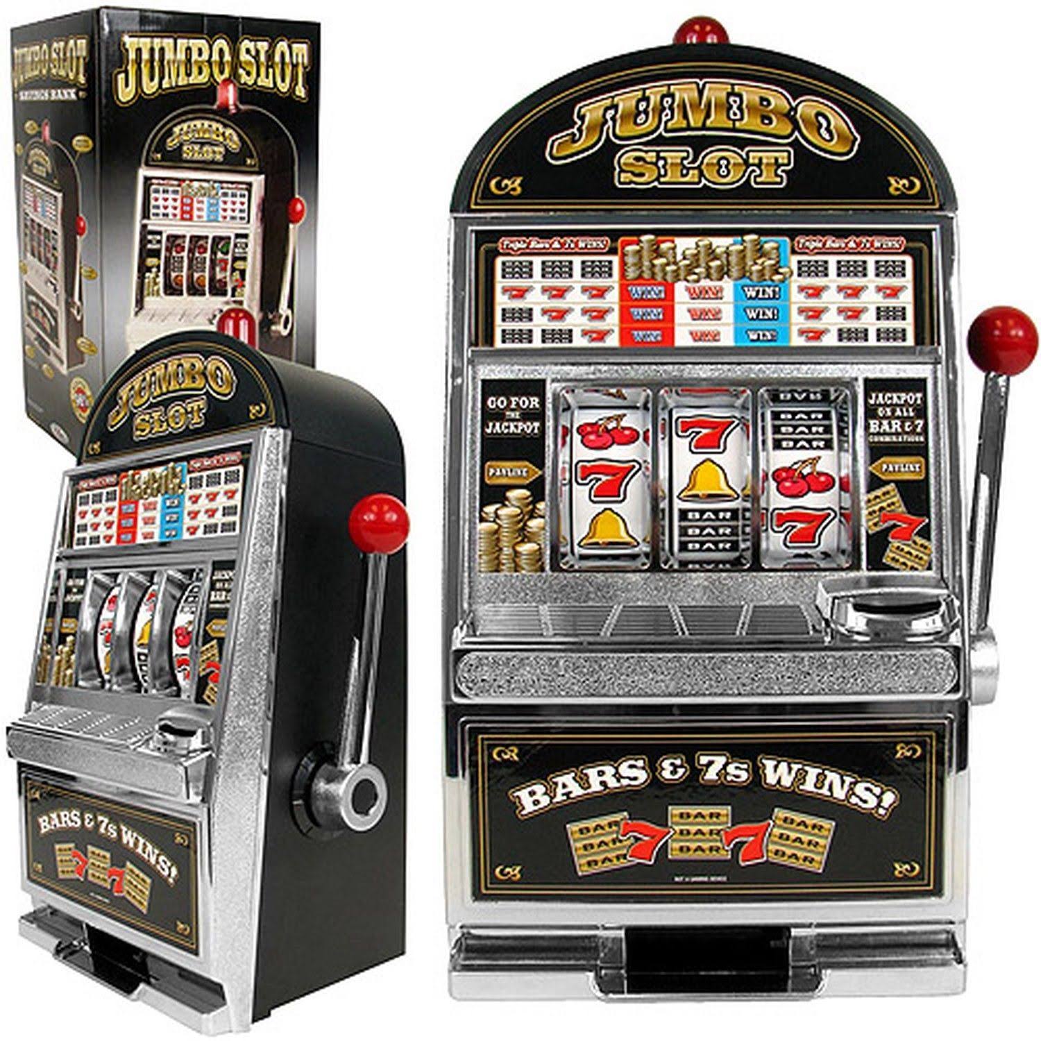 Jumbo Slot Machine Bank A38095