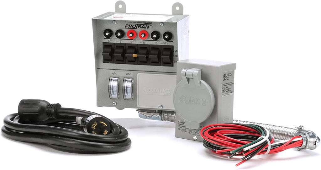30 Amp 6-Circuit Transfer Switch Kit for Generators L43536