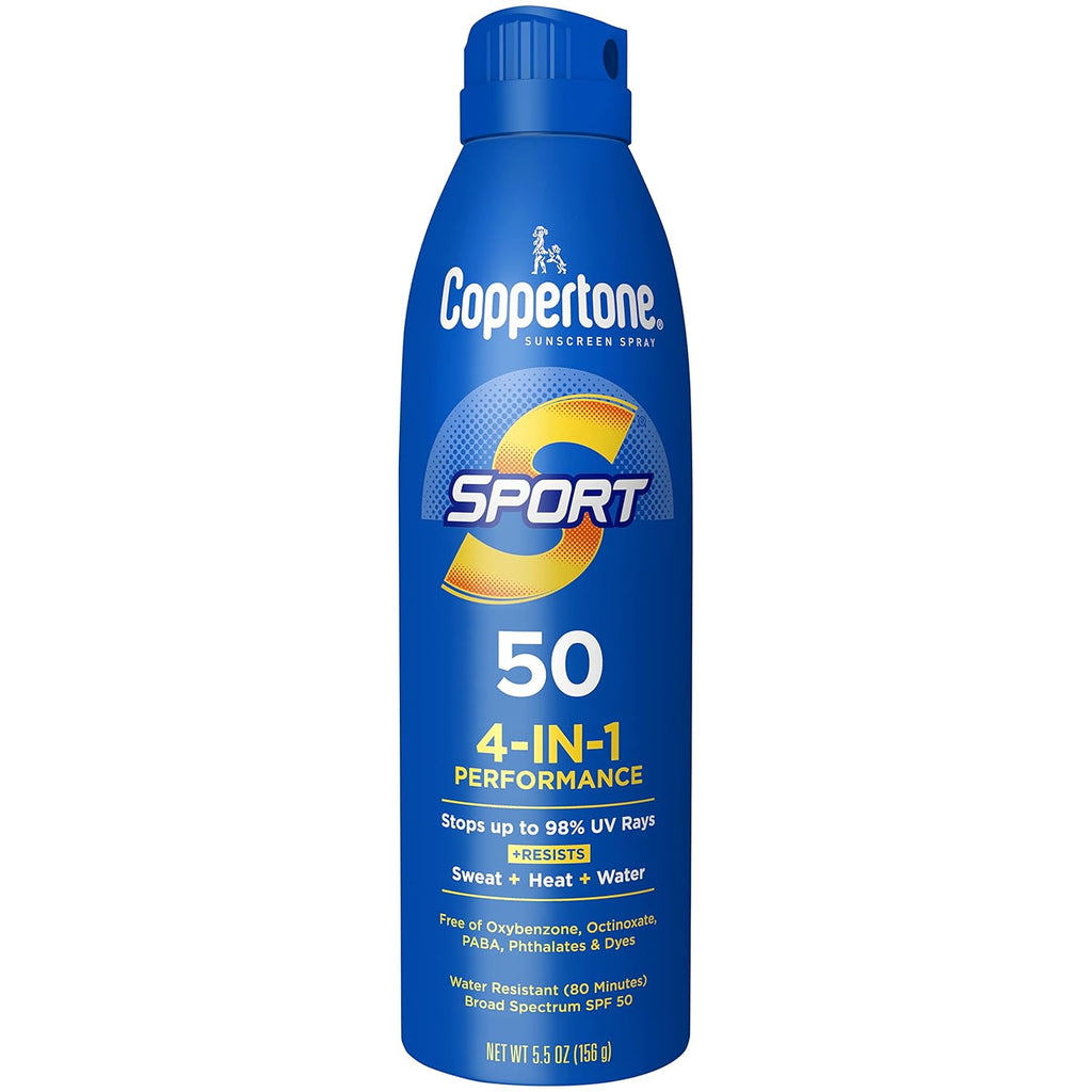 Sport Sunscreen Spray SPF 50 5.5 Oz and Sport Sunscreen Stick SPF 40 1.5 Oz F708