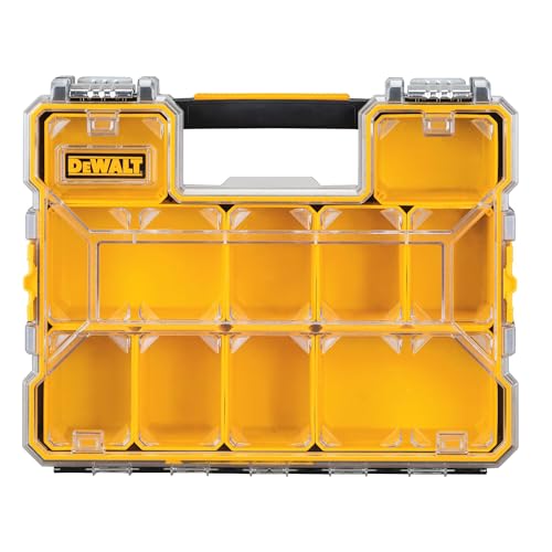 Small Parts Organizer with Removable Dividers, 10-Compartment J139392