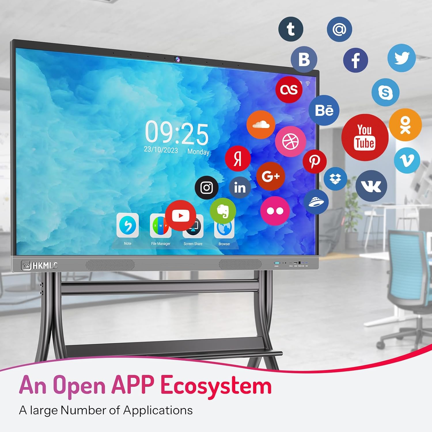 55" Interactive Whiteboard with Stand D189726