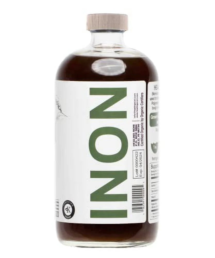 Organic Hawaiian Noni Juice - 1 Pack of 32oz Glass Bottles M866057