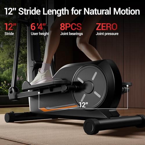 Elliptical Machine with 8 Levels Resistance and 12" Stride S933181