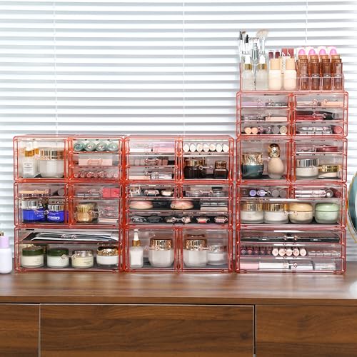 Clear Acrylic 10 Drawer Makeup Storage Organizer Y967