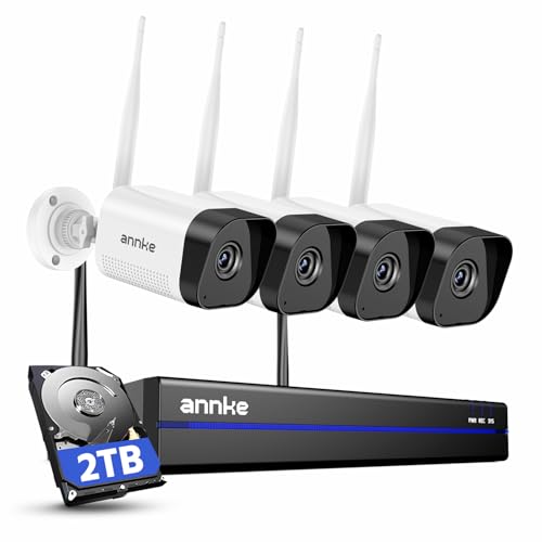 16CH 4K Security NVR with 4Pcs 3MP Outdoor Cameras R257