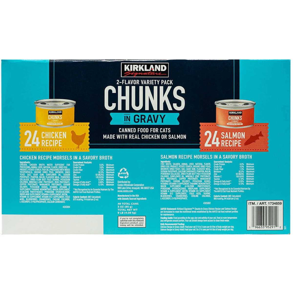 Chunks in Gravy Canned Cat Food Variety Pack L36479