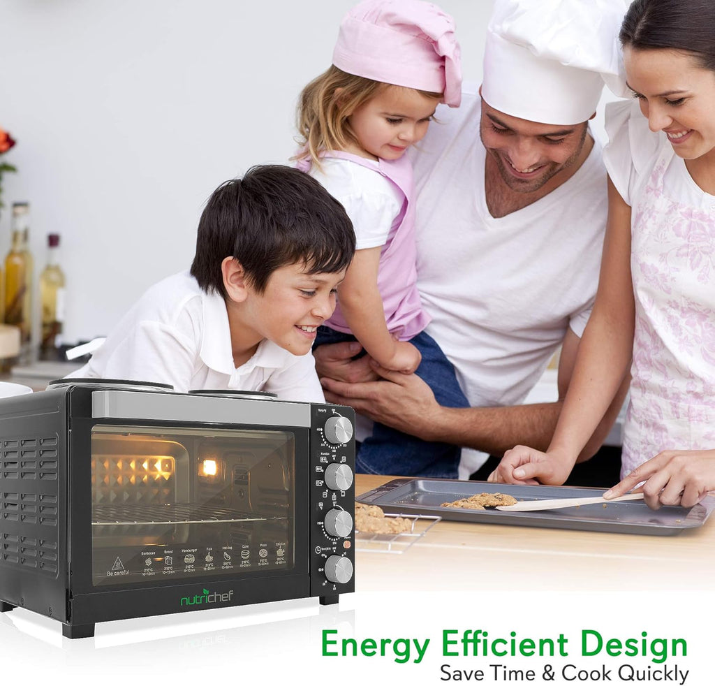 30 Quart Convection Oven with 2 Burner Cooker V38587