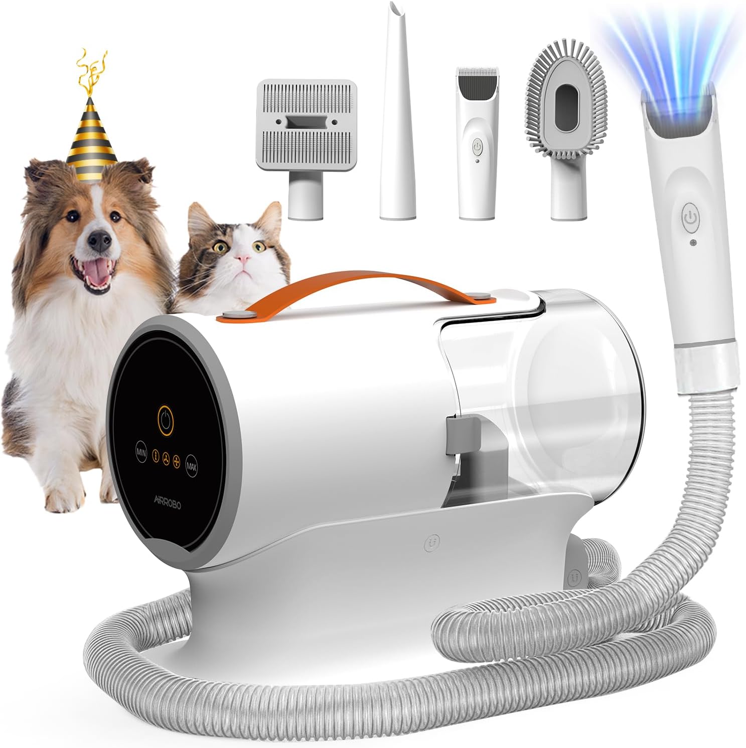 Dog Grooming Vacuum with 5 Pet Grooming Tools L724