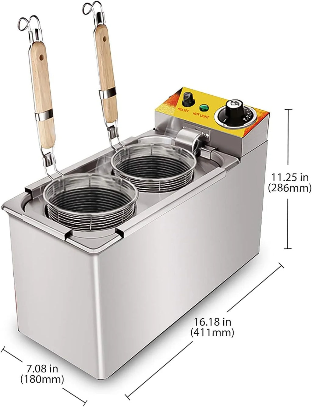 Electric Pasta Cooker Stainless Steel 2KW 110V B724