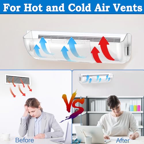 2 Pack Clear Adjustable Magnetic Vent Deflector V67523
