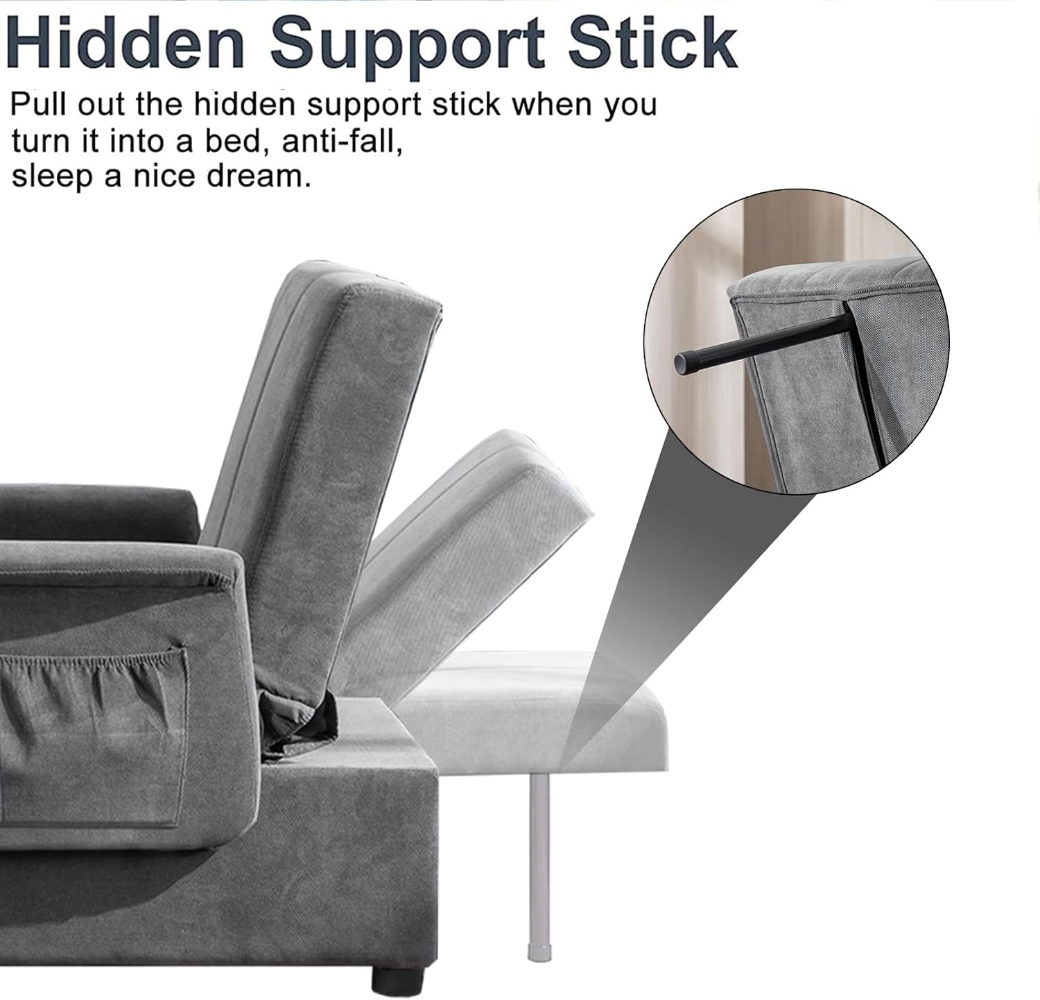 3 in 1 Folding Sofa Bed Chair O18882