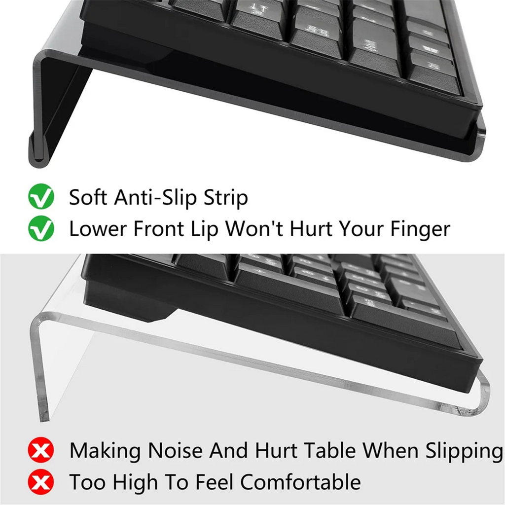 Acrylic Computer Keyboard Stand I8714