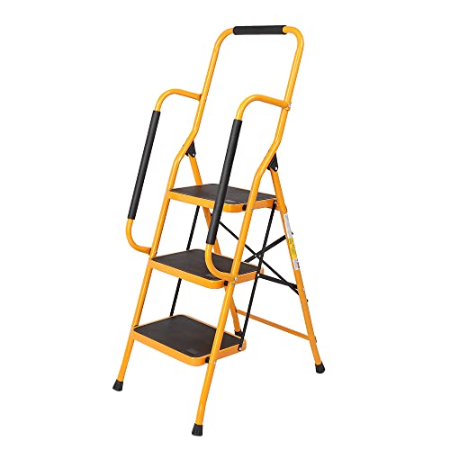2 Step Folding Step Stool with Handrails V448