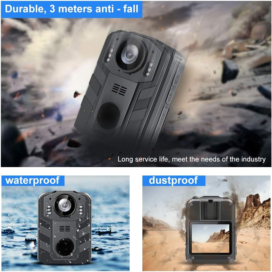 1296P HD Body Camera with 2 Inch Display, 32GB Memory B226909