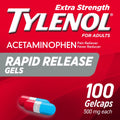 Extra Strength Acetaminophen Rapid Release Gels, 100 ct T5094