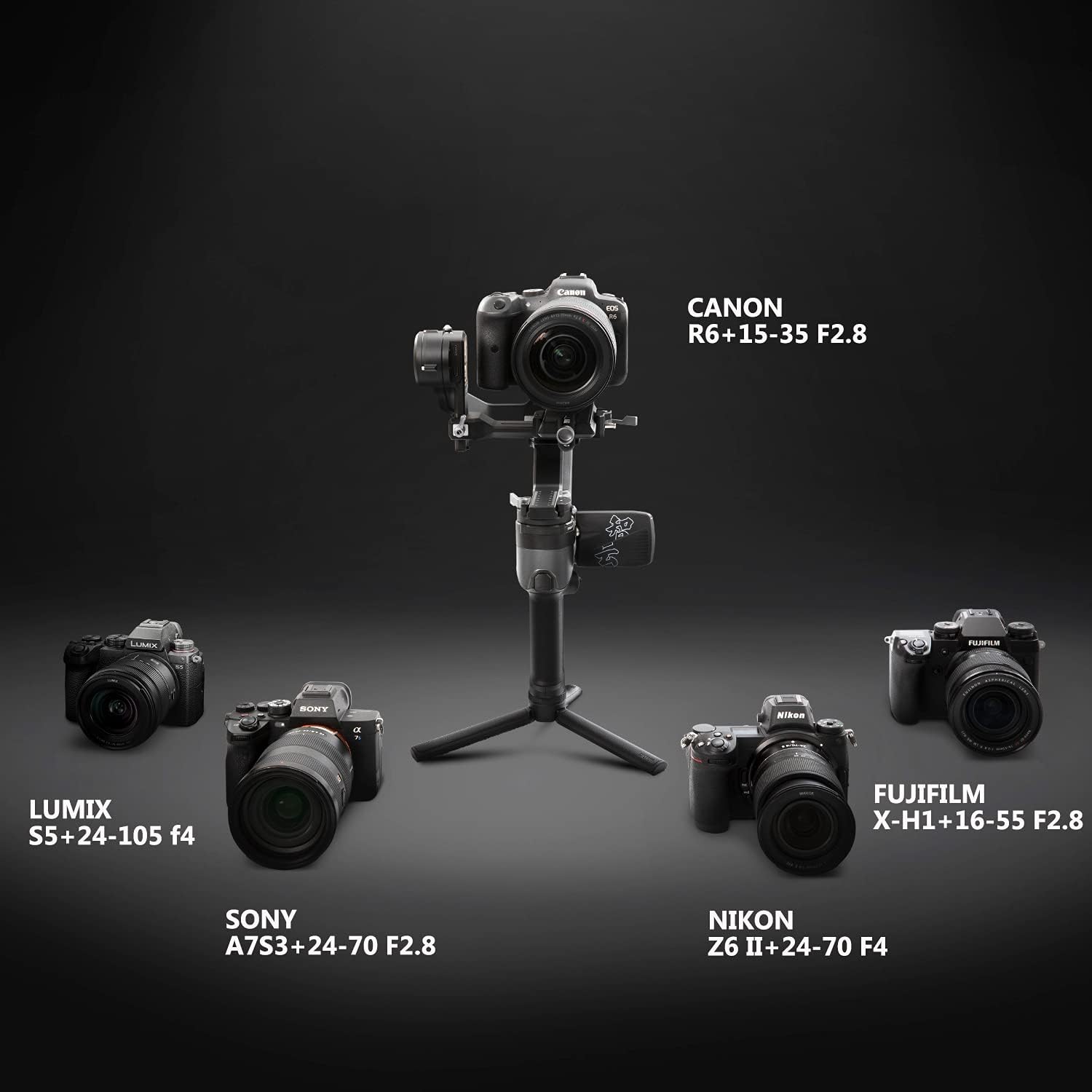 3-Axis Handheld Gimbal Stabilizer for Mirrorless Cameras Y4007