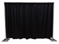 8ft x 10ft Black Portable Pipe and Drape Backdrop Kit H921