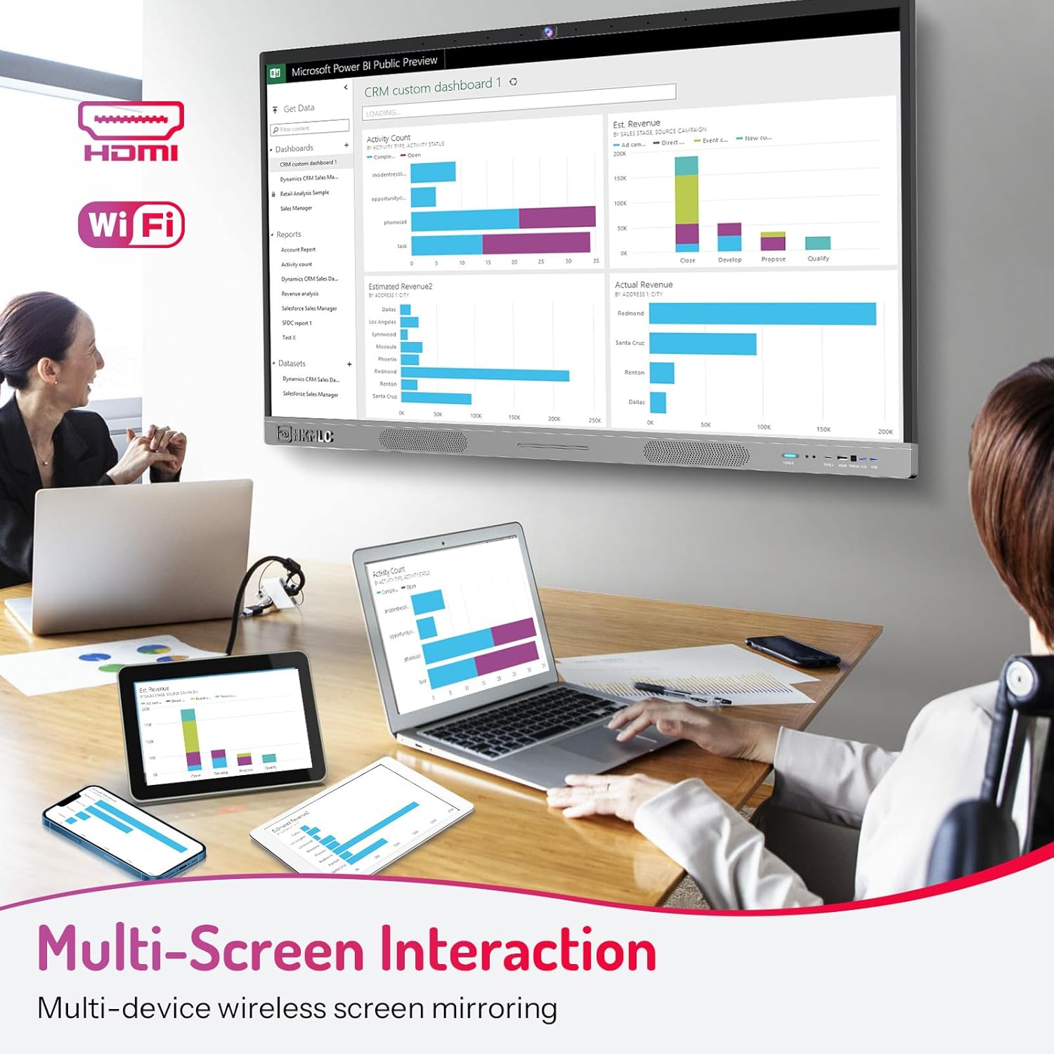 55" Interactive Whiteboard with Stand D189726