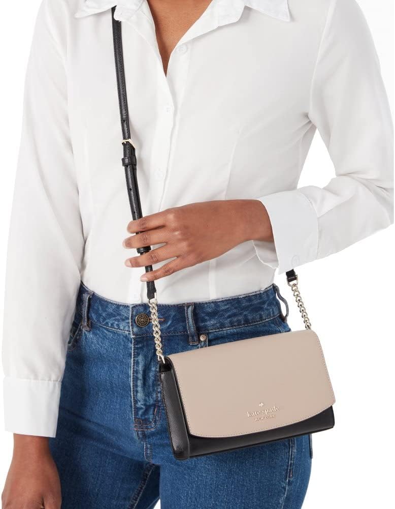 Warm Beige Small Flap Crossbody Phone Case Wallet F81766