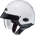 White Cruiser Motorcycle Helmet V756