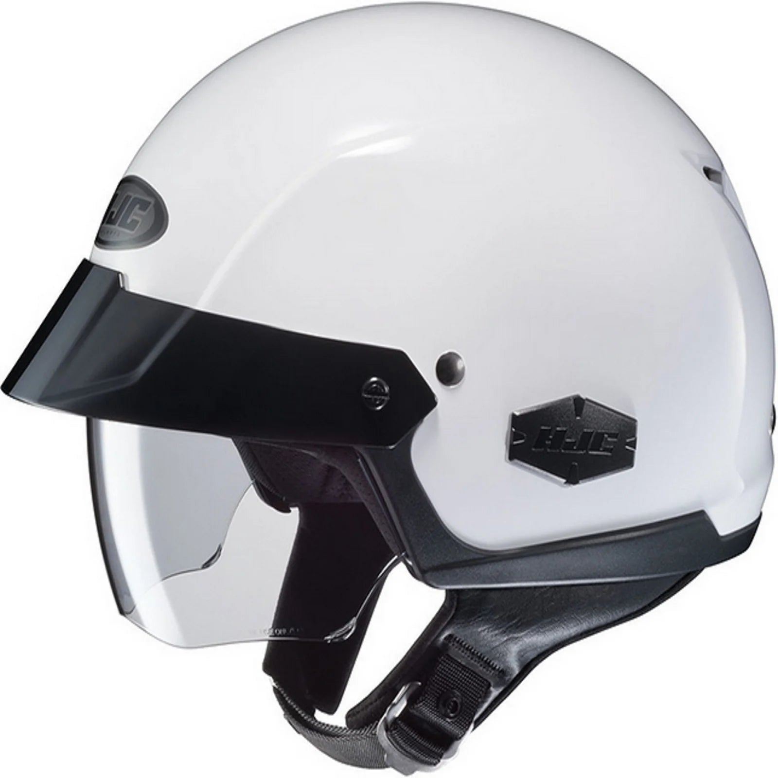 White Cruiser Motorcycle Helmet V756