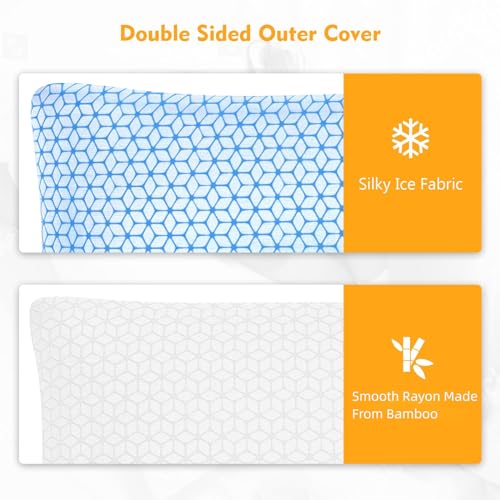 King Size Set of 2 Shredded Memory Foam Pillows R79518