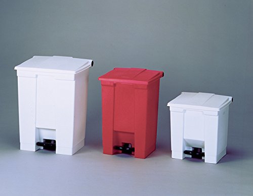 8-Gallon Beige Step-On Lid Trash Can C9783