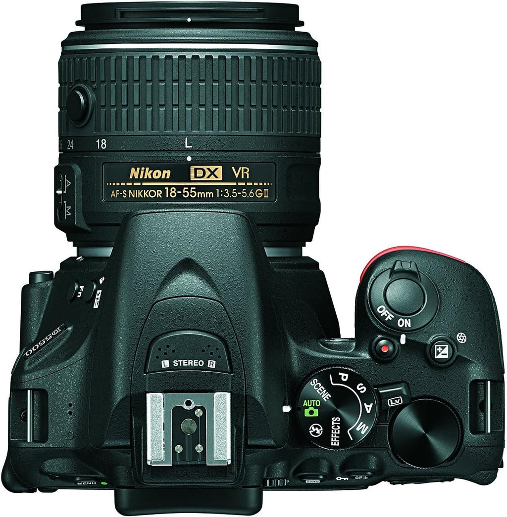 Black Digital SLR with 18-55mm Lens C889