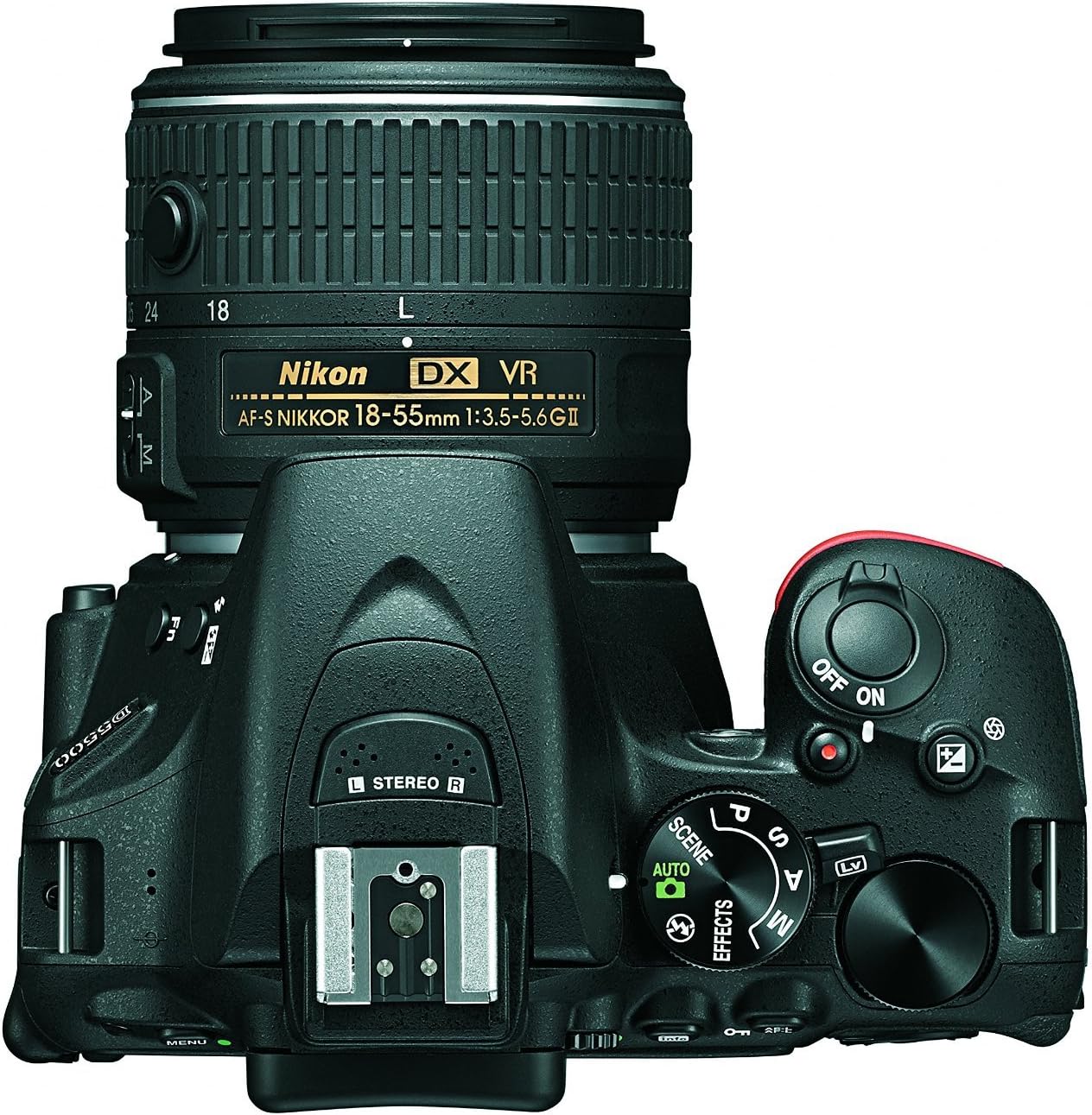 Black Digital SLR with 18-55mm Lens C889