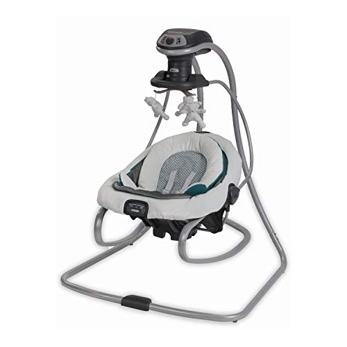 Removable Swing Seat Swing and Rocker with 6 Swinging Speeds E982