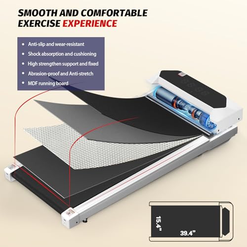 Walking Pad Under Desk Treadmill with Remote Control Q190