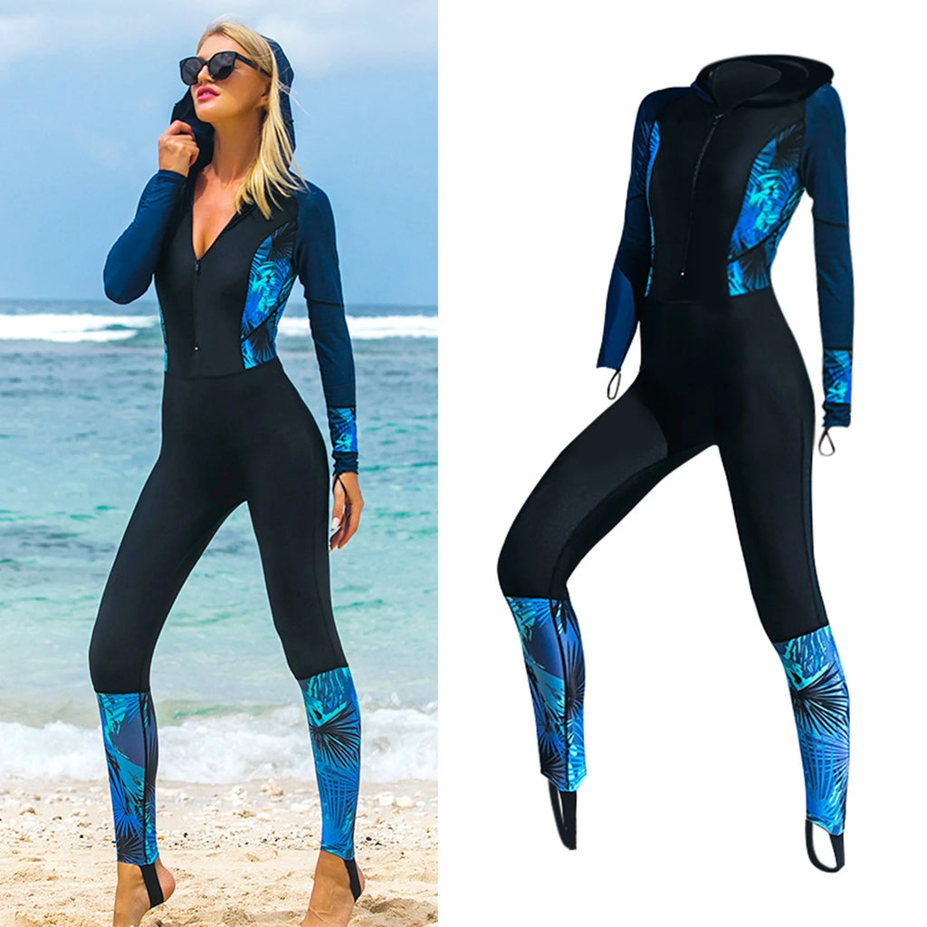 Full Body Front Zip Diving Suit XL U31191