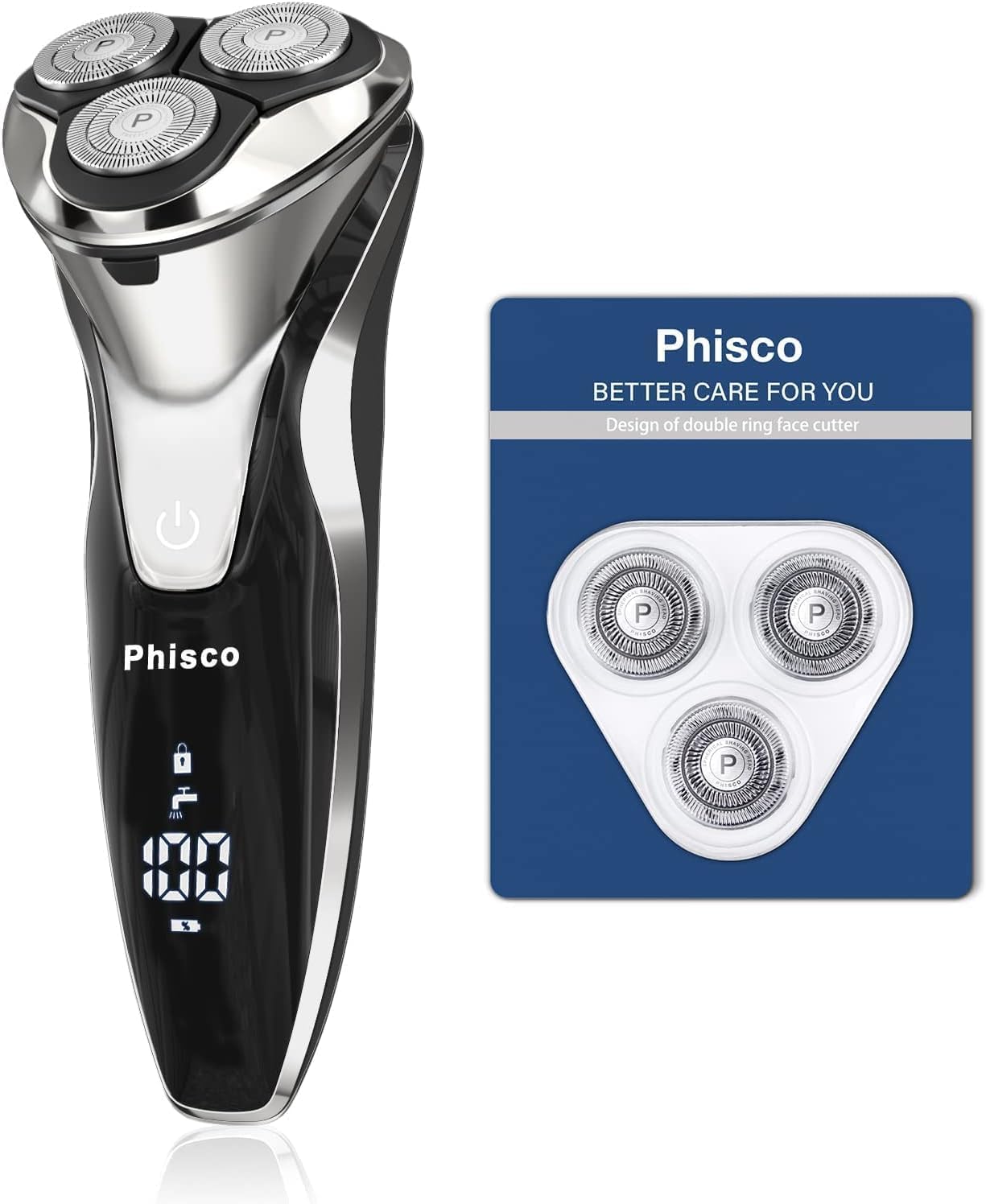 Waterproof Rotary Electric Shaver A626