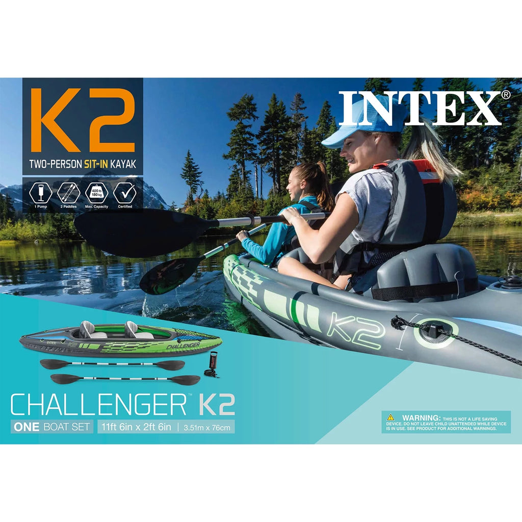 Inflatable Kayak with Oars and Hand Pump Z3616