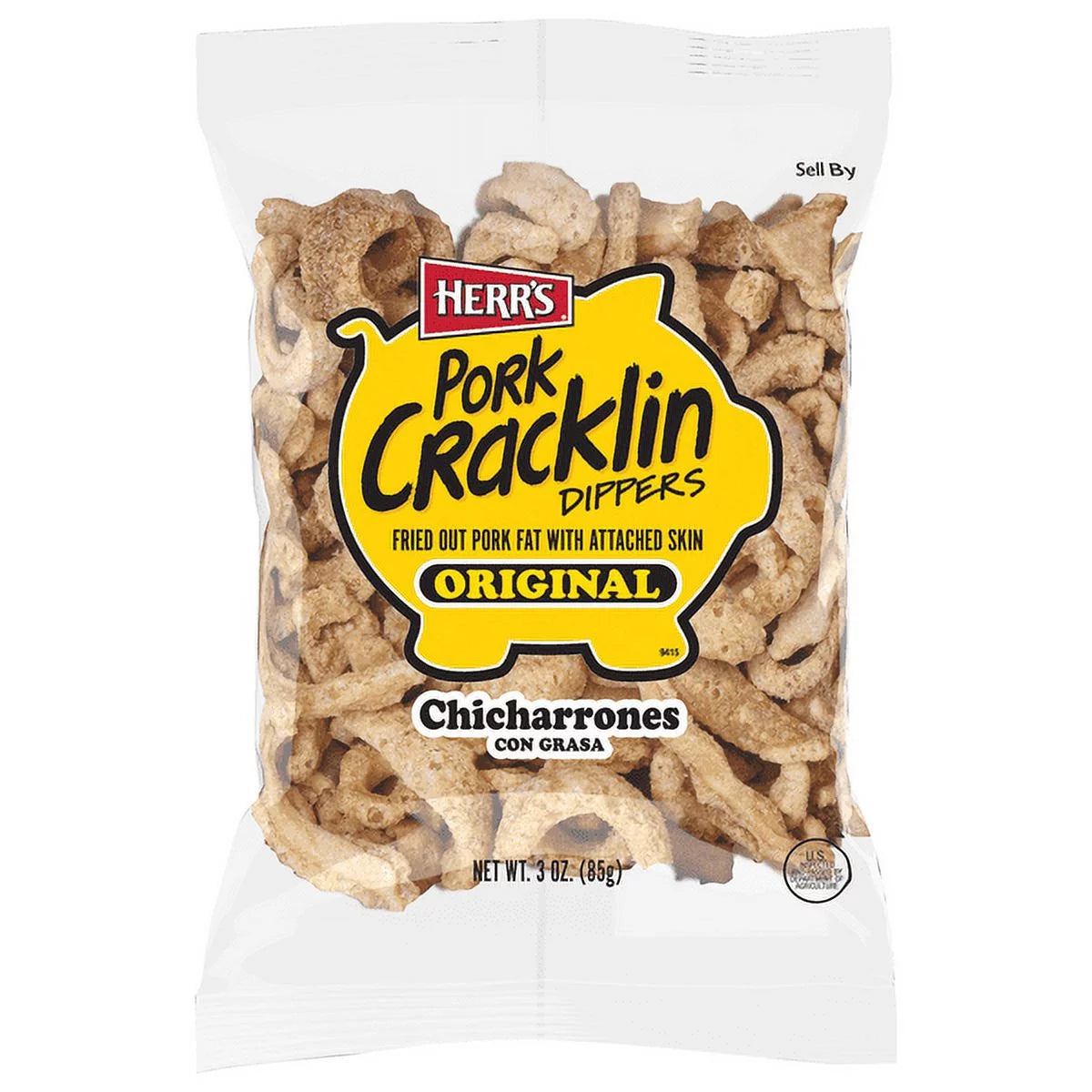 6-Pack 3 oz. Original Pork Cracklins E250