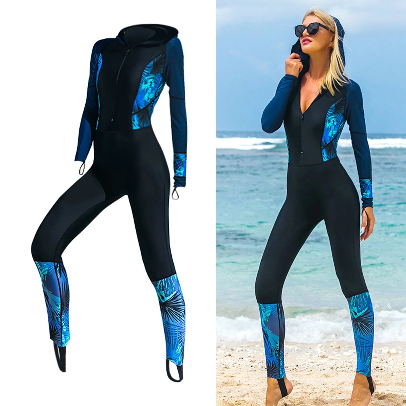 Full Body Front Zip Diving Suit XL U31191