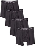 Men's Nylon Spandex Performance Boxer Briefs 4-Pack B82218