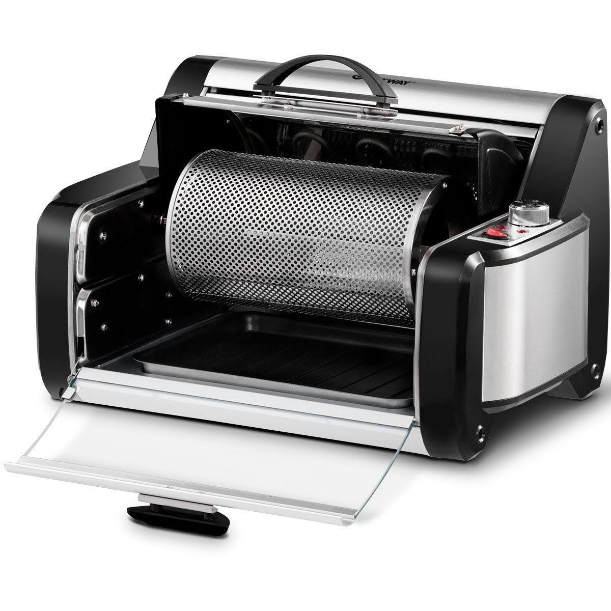 Horizontal Rotating Kebob Skewer Roaster Oven Grill J577