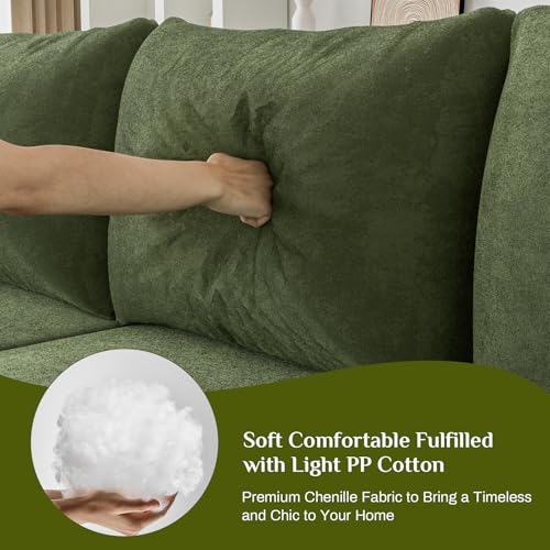 Beige White L-Shape Modular Sectional Sofa T596