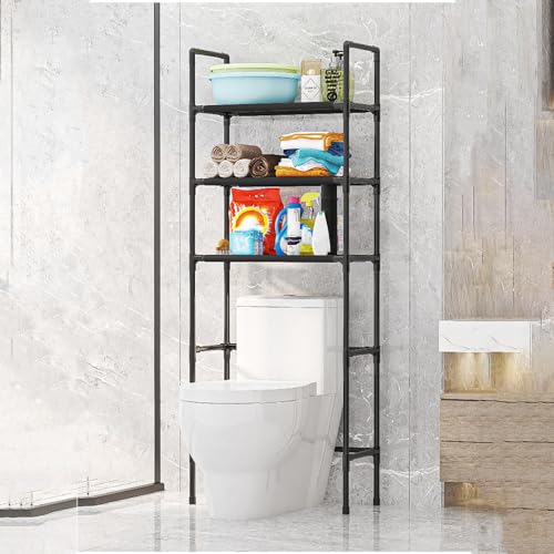 Stainless Steel 3-Layer Bathroom Shelves O60910