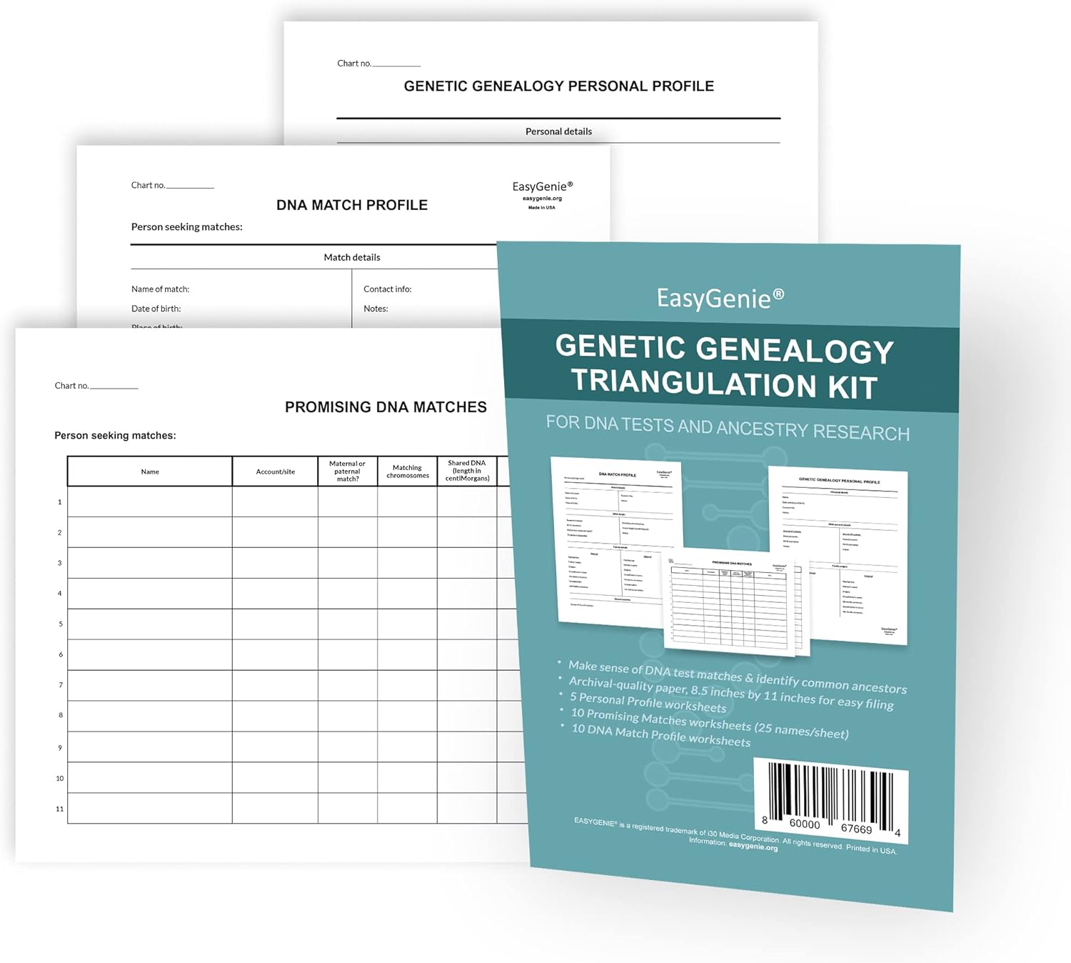 Genetic Genealogy Triangulation Kit H707115