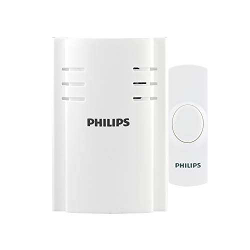 Wireless Doorbell Kit with 2 Push Buttons, White X695