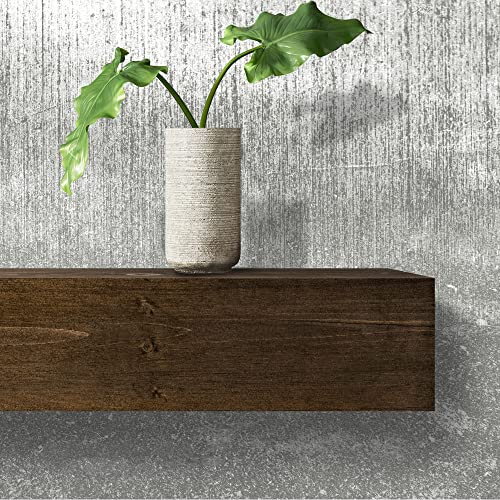 Brown 48Lx6Hx8D Floating Shelf Z9361