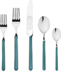 5 Piece Orange Flatware Set P8348